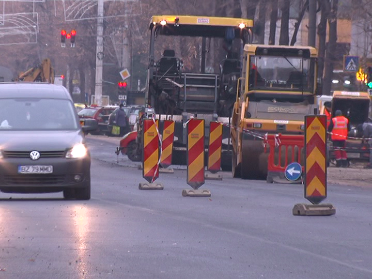 Pe repede înainte. Primul tronson din Unirii îmbrăcat în asfalt