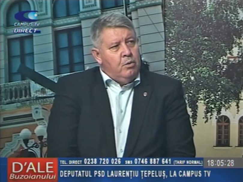 Deputatul Laurențiu Țepeluș (PSD), la Campus TV