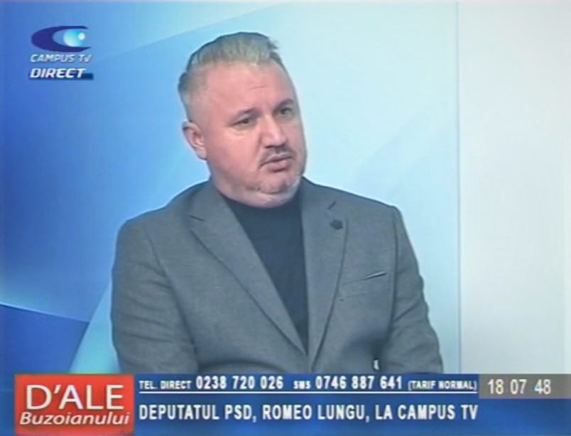 Deputatul Romeo Lungu (PSD), la Campus TV
