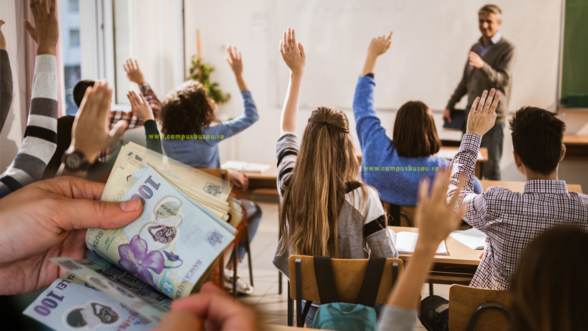 Au fost virați banii pentru bursele școlare. Când îi primesc elevii.