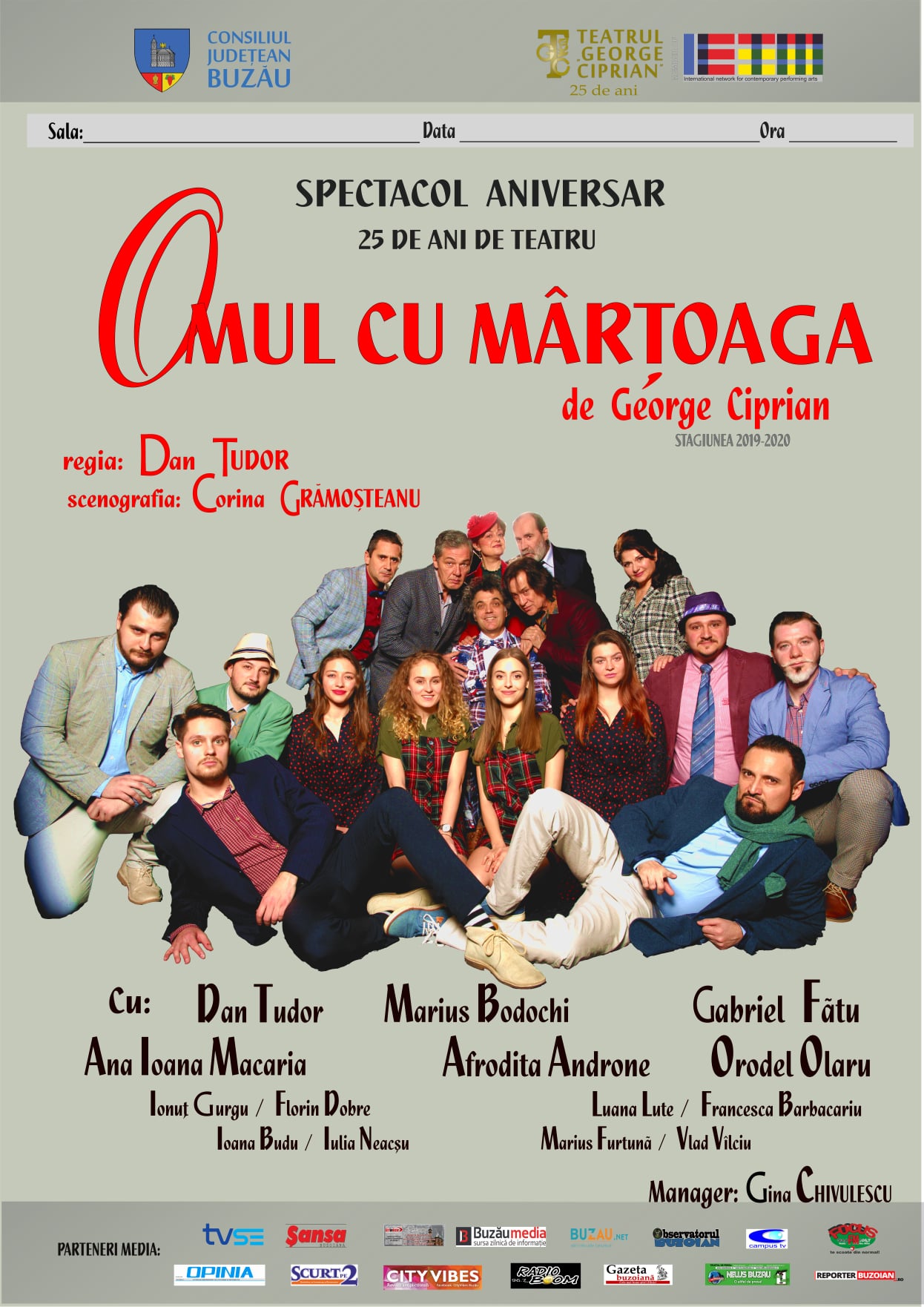 “Omul cu mârțoaga”, sâmbătă, ora 18:00