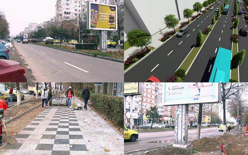 Pagube colaterale. Vor dispărea panouri publicitare de pe Bulevardul Unirii.