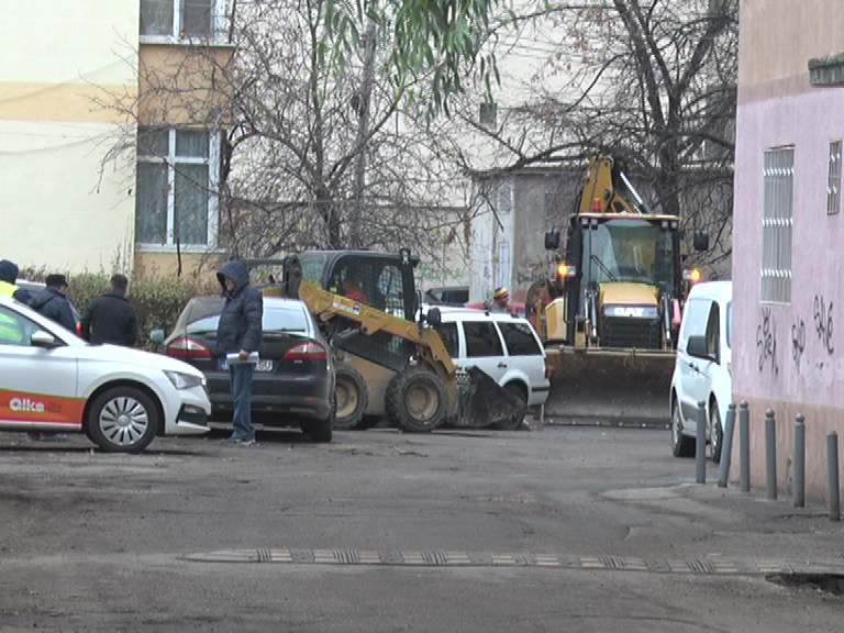 Front nou de lucru. Urbis Serv a intrat pe al treilea tronson din Stejarului