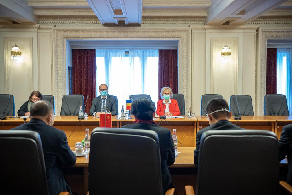 (FOTO) Deputatul buzoian Andi Cristea (PSD), întâlnire cu un oficial chinez