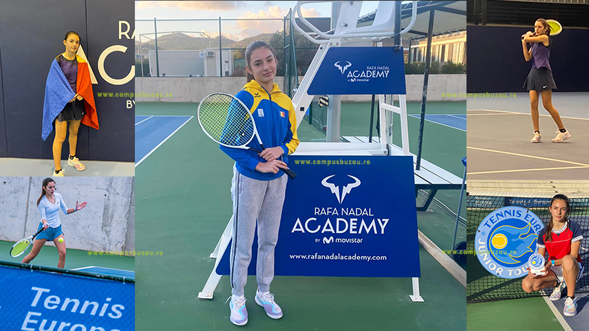 Tenismenă din Buzău, semifinală la Madrid. Alexia Tatu, remarcată la Rafa Nadal Academy Tournament