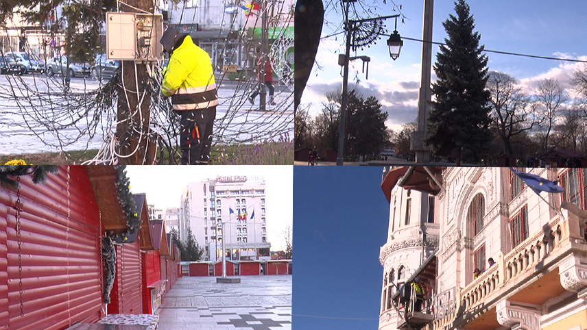 Vin Sărbătorile? Orașul nu pare pregătit să le întâmpine