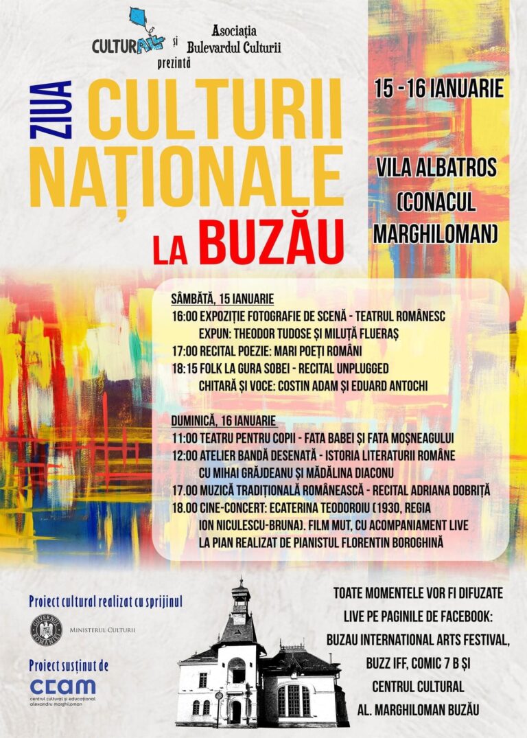 Eveniment cultural. Ziua Culturii Naționale sărbătorită la Vila Albatros