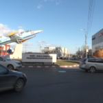 Calea Aviatorilor. Poarta Buzăului dinspre podul Mărăcineni.