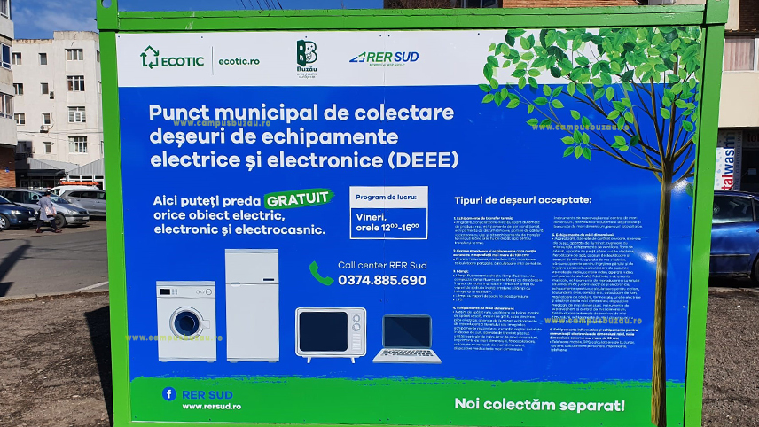 Puncte noi de colectare a deșeurilor. Electricele, electronicele și electrocasnicele, mai ușor de manageriat