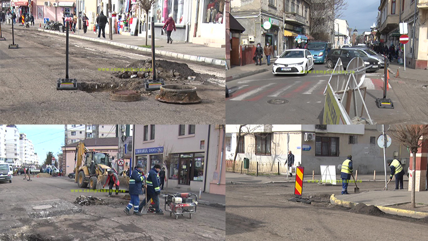 Trafic restricționat în centrul orașului. Lucrări de reamenajare pe Ostrovului și Independenței