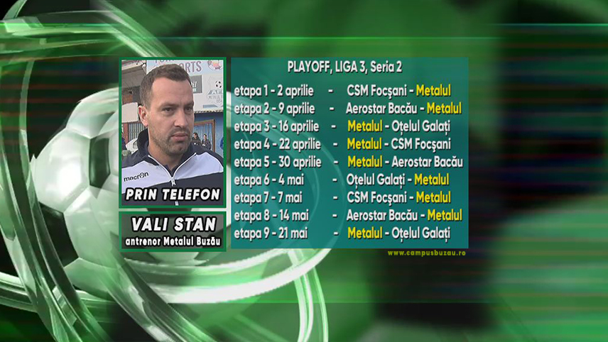 Metalul, program prelungit. Buzoienii iau startul sâmbătă, în play-off