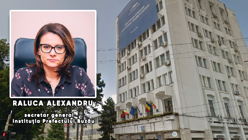 Prefectura Buzău are un nou secretar. Raluca Alexandru, numită prin decizia Guvernului