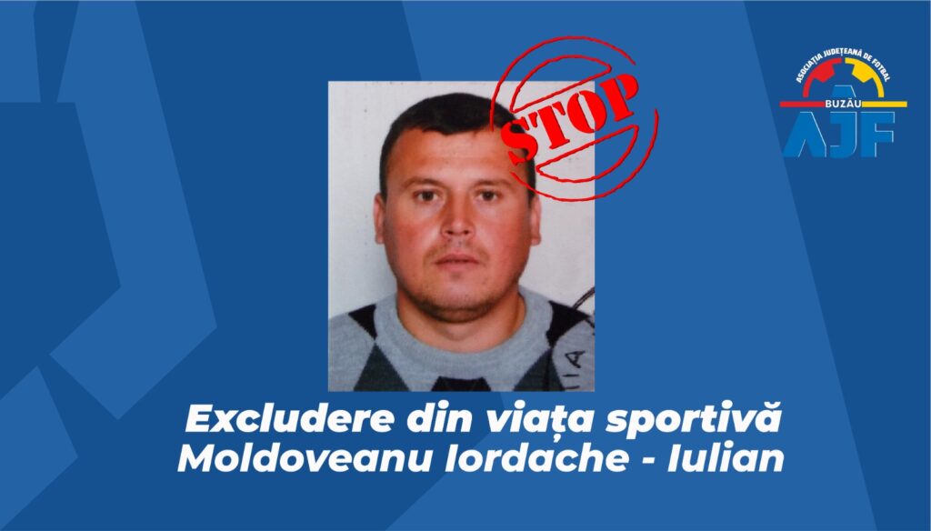 Încă un huligan suspendat din viața sportivă. Interdicție pe viață, pentru un fotbalist de la Boldu