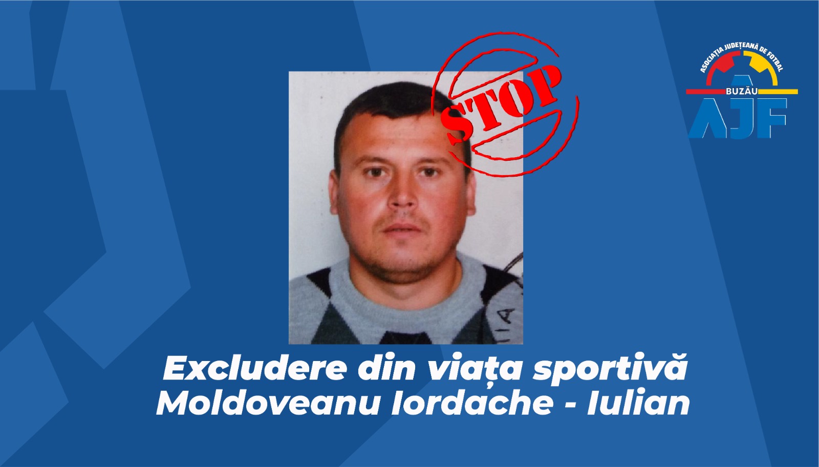 Încă un huligan suspendat din viața sportivă. Interdicție pe viață, pentru un fotbalist de la Boldu