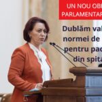 Propunere: dublarea normei de hrană în spitale și centre de plasament
