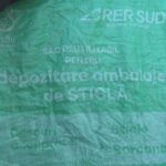 Sacul verde, pentru ambalaje de sticlă. Soluția RER Buzău, pentru abonații care locuiesc la casă