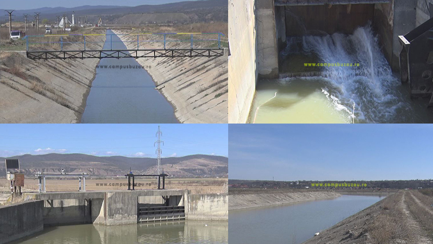 Mană cerească, pentru agricultorii din județ. Canalul Buzău-Vest,  dat azi în funcțiune