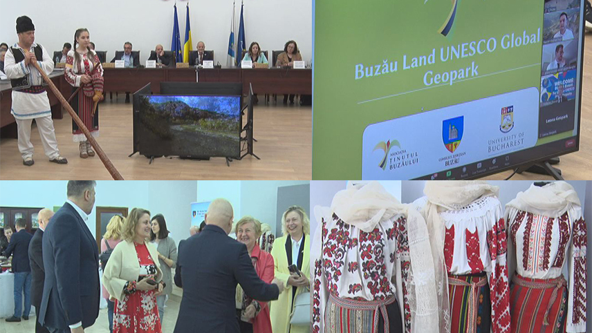 Ținutul Buzăului, geoparc internațional UNESCO. Ceremonia de acordare a titlului, la Consiliul Județean