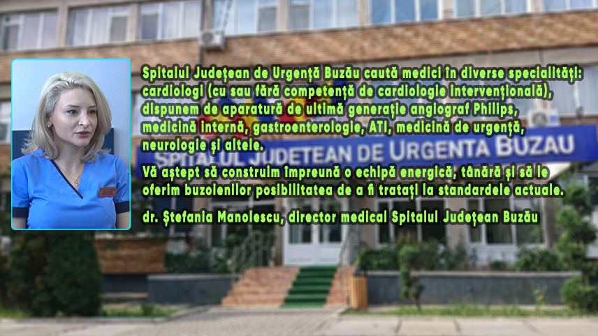 Spitalul Județean caută medici. S-a dat anunț chiar și pe rețelele de socializare