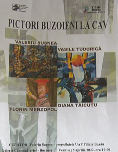 Pictori buzoieni la CAV. Patru artiști vor expune la ”Căminul Artelor”