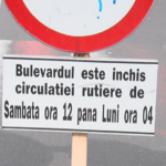 Bălcescu închis. Bulevardul este zonă pietonală de week-end