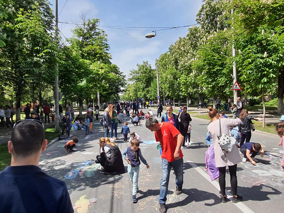 (VIDEO) Bulevardul, animat de sport. Cum s-au distrat copiii și tinerii