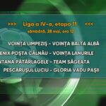 Weekend fierbinte, la Liga a IV-A. Limpeziș și Săgeata, obligate să câștige