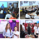 Porți deschise la Colegiul Economic. Elevii, întâmpinați de cărți vii, cu dulciuri și proiecte europene