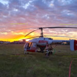 (VIDEO) Dezinsecție cu elicopterul