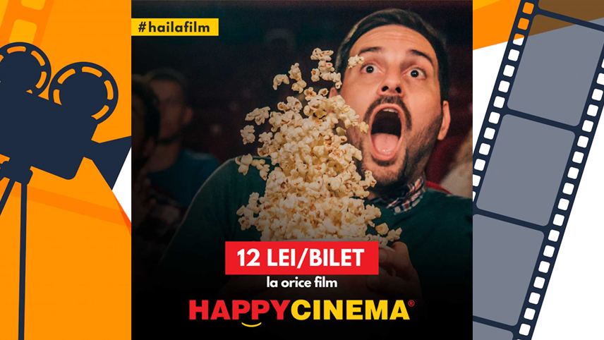 Happy Cinema implementează prețul unic pentru biletele de film