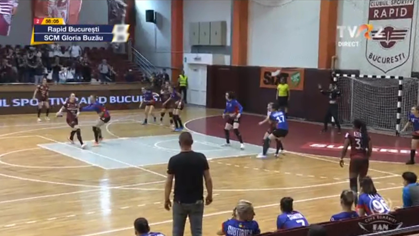 Final de drum, în Cupa României. Gloria pierde cu Rapid, 27 la 29