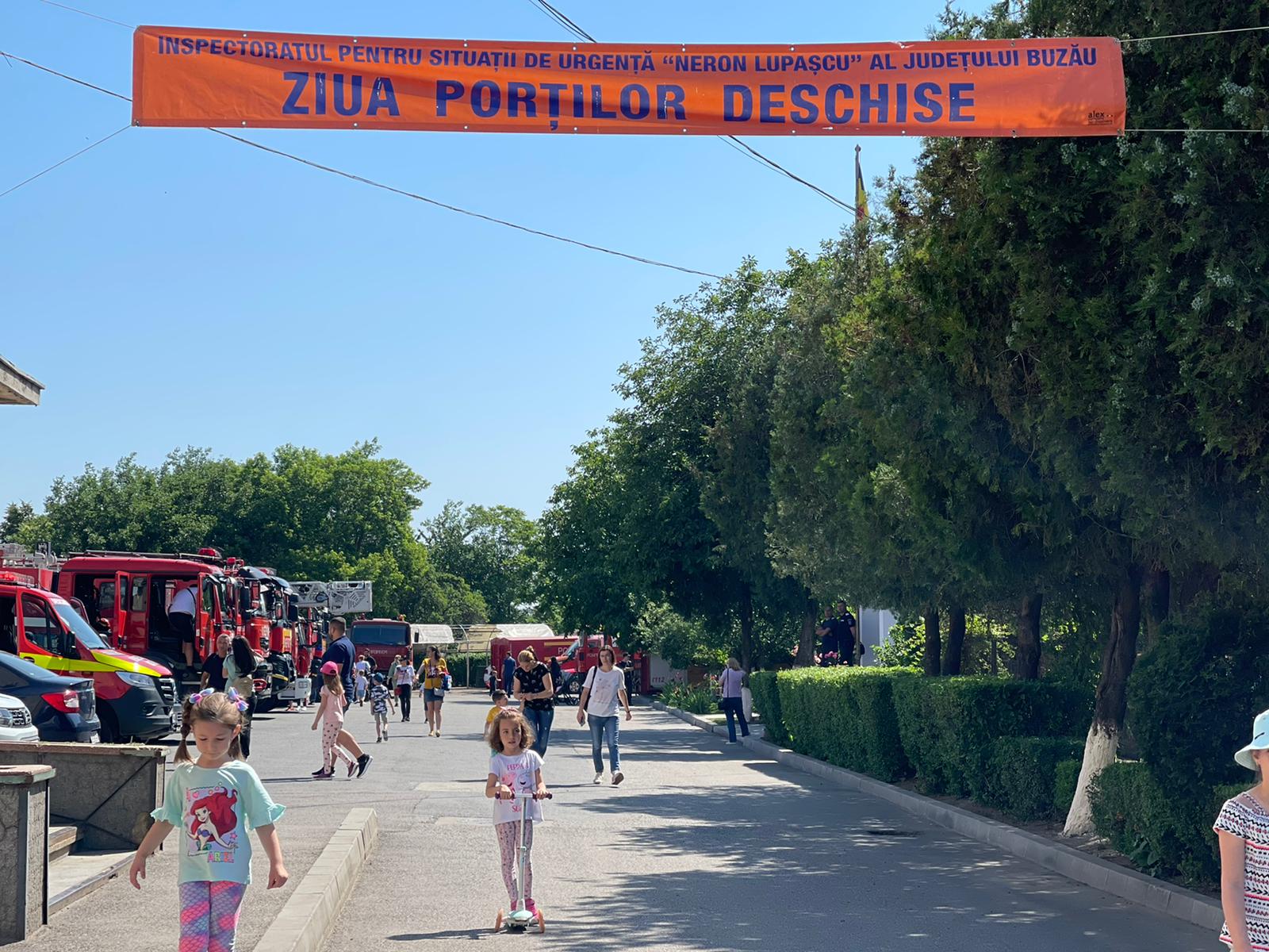 1 iunie, la ISU Buzău. Ziua Porților deschise, o bucurie pentru copii