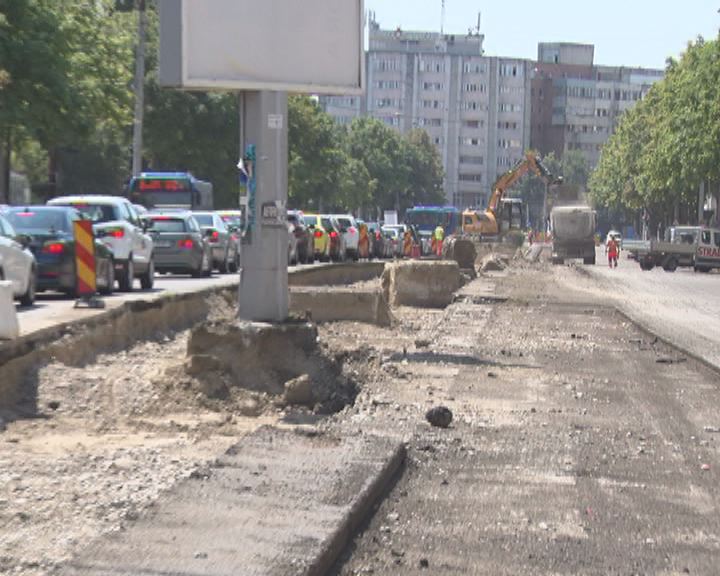 Răbdare și tutun. Trafic blocat din cauza lucrărilor