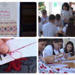 Clacă la Muzeu. Atelier de cusături tradiționale.