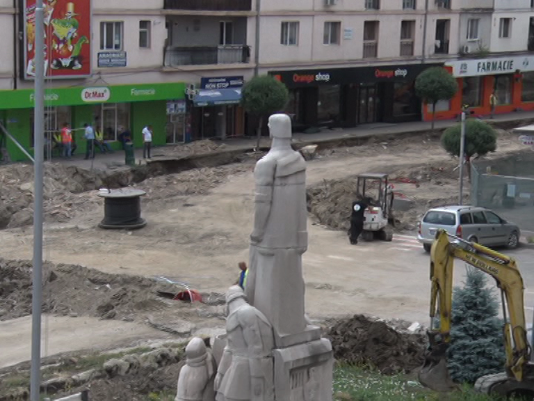 Supraveghere arheologică. Muzeul Județean supraveghează lucrările din Centru