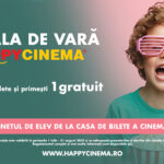 Începe ȘCOALA DE VARĂ HAPPY CINEMA. Te premiem cu bilete gratuite la filme!
