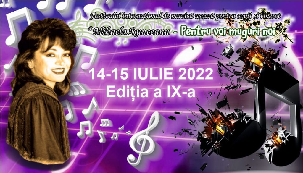 Festivalul “Mihaela Runceanu”, la borna IX. 87 de tinere voci, înscrise în concurs