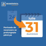 A doua prelungire. Recensământul continuă până la 31 iulie