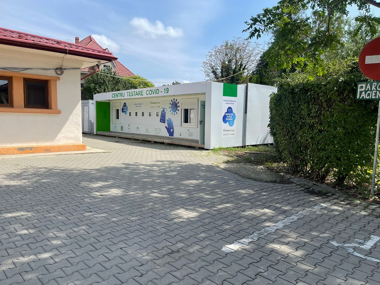 Testare gratuită de COVID. Punct de lucru la Spitalul Gârlași