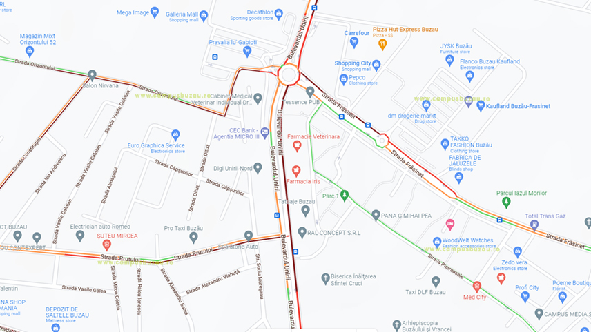 Măsuri și restricții temporare de circulație începând cu data de 18.08.2022