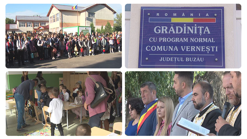 Grădiniță nouă, la Vernești. Inaugurată azi, odată cu începerea anului școlar