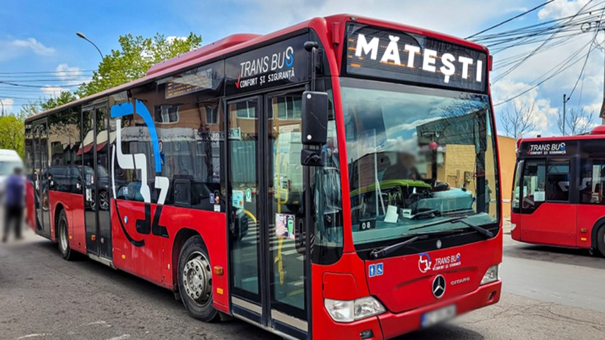 Modificări pe traseele autobuzelor la Măteşti
