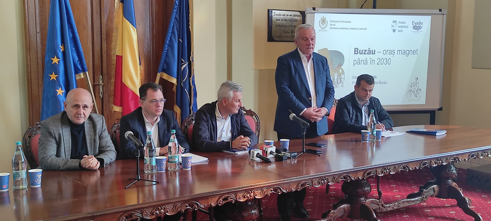 Model de economie circulară. Trei senatori au vizitat Buzăul