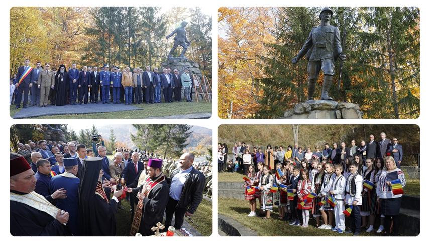 Ziua Armatei Române. Ceremonia de la Cimitirul Eroilor Siriu