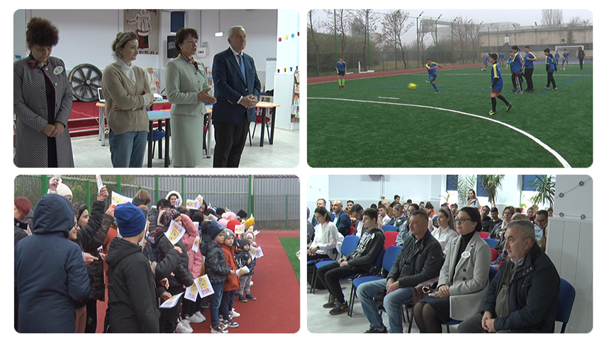 Inaugurare la Filipescu. Prima întrecere pe noul teren de sport