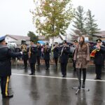 (VIDEO) Vocea Imnului. Alessia Drăgoiu, acompaniată de fanfara Garnizoanei