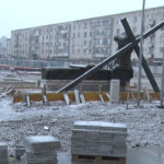 Stop lucru! Ninsorile au întrerupt avântul celor care lucrează în aer liber.