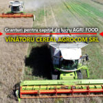 Vînătoru Ceream Agrocom SRL anunță finalizarea derulării proiectului cu titlul ”Granturi pentru capital de lucru AGRI-FOOD"