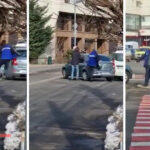 (UPDATE) Incident șocant! Bătaie într-o intersecție din centrul orașului Buzău