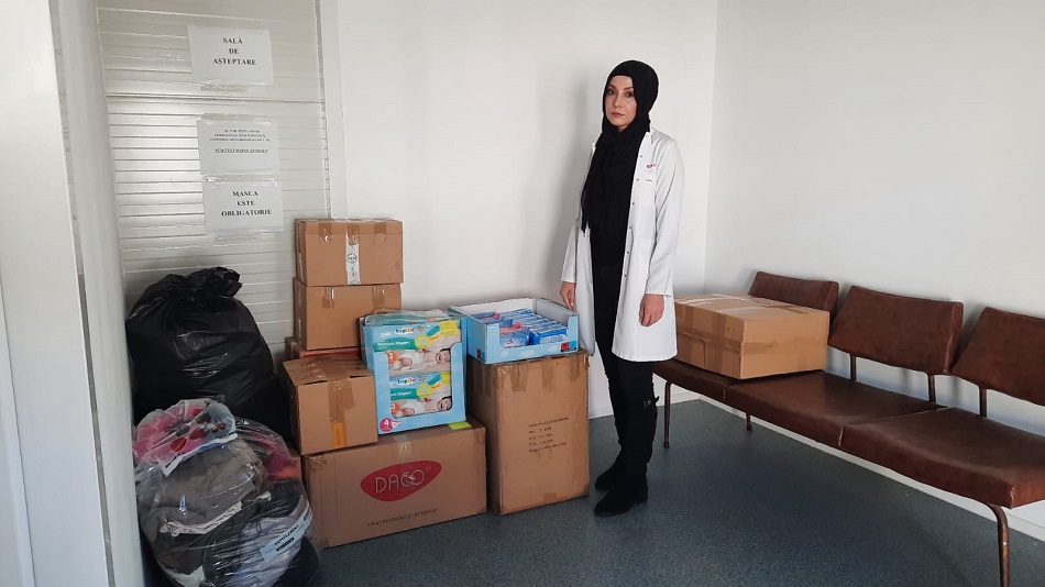 În sprijinul sinistraților din Turcia. Locație pusă la dispoziție de Spitalul Județean pentru buzoienii care vor să doneze bunuri